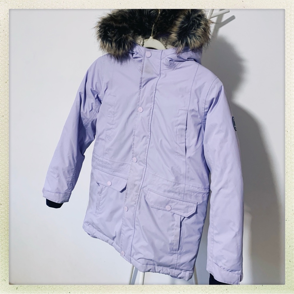 Lands end Kids expedition waterproof winter parka coat Size L (10-12)
